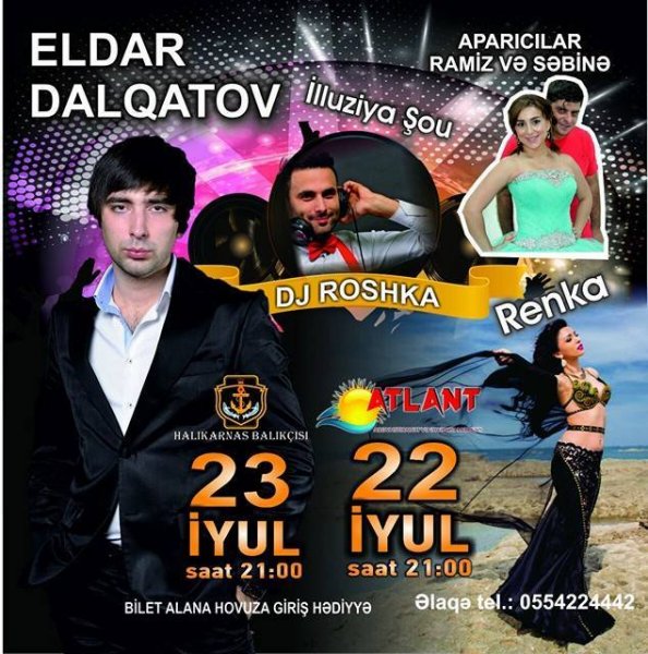 Eldar Dalqatov 2 gün Azərbaycanda konsert verəcək - ELAN