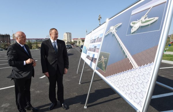 Prezident Sumqayıt Dənizkənarı Bulvarının açılışında iştirak edib - FOTO