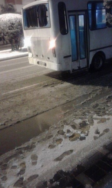 Sumqayıtda qəza: avtobuslar toqquşdu – FOTO