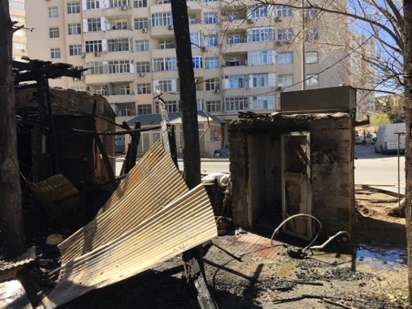 Ramin Hacılının evi yandırıldı - FOTOLAR