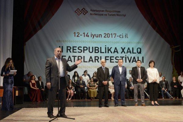 II Respublika Xalq Teatrları Festivalının qaliblərinə mükafatlar təqdim olunub