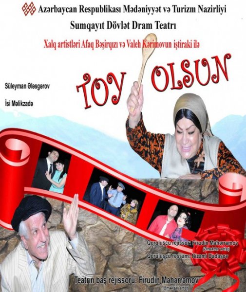 Afaq Bəşirqızı və Valeh Kərimovun da rol aldığı “Toy olsun” komediyası Bakı səhnəsində