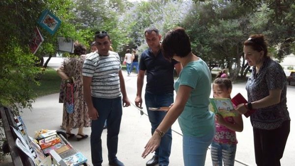Sumqayıtda açıq səma altında uşaqlar üçün növbəti əyləncə saatı təşkil edilib - FOTOLAR