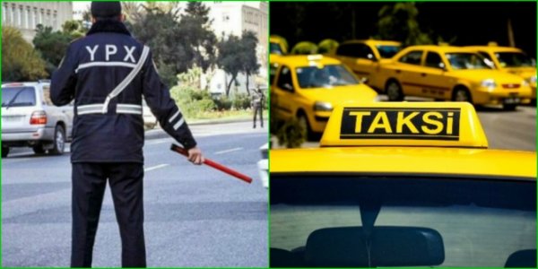 Sükan arxasında sifariş qəbul edən taksi sürücüləri - onları cərimə gözləyir