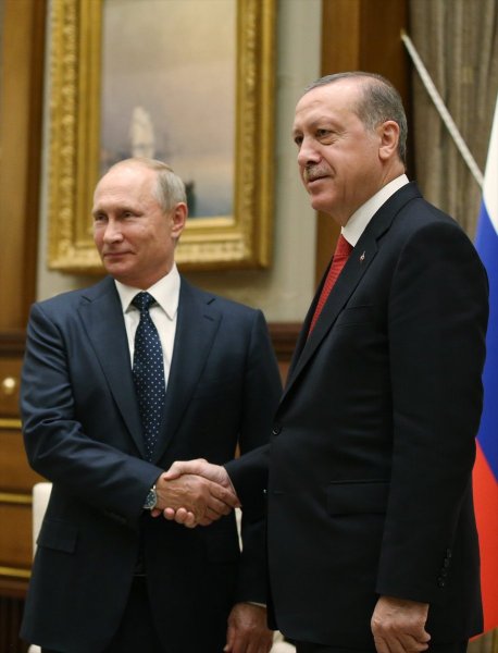 Ərdoğan-Putin görüşü başladı - FOTO