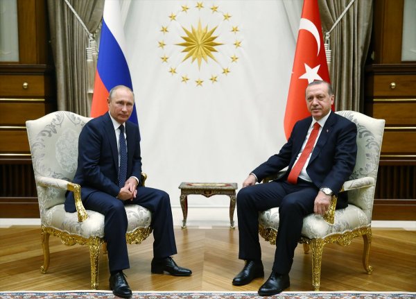 Ərdoğan-Putin görüşü başladı - FOTO