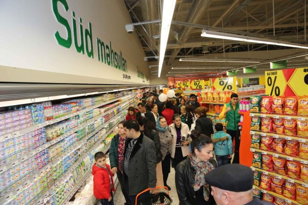 Sumqayıtda möhtəşəm açılış: Araz Supermarketlər şəbəkəsi ən böyük filialını istifadəyə verdi - VİDEO + FOTO