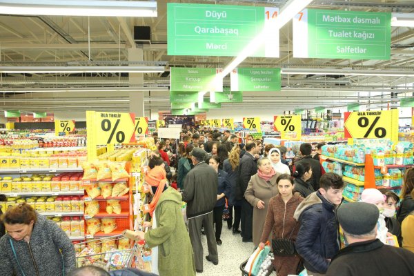 Sumqayıtda möhtəşəm açılış: Araz Supermarketlər şəbəkəsi ən böyük filialını istifadəyə verdi - VİDEO + FOTO