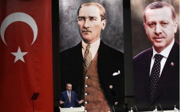 NATO təlimində Ərdoğan və Atatürkün fotoları hədəf seçildi - QALMAQAL
