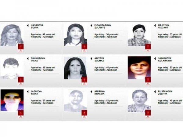 İnterpolun axtardığı azərbaycanlı qadınlar - FOTO