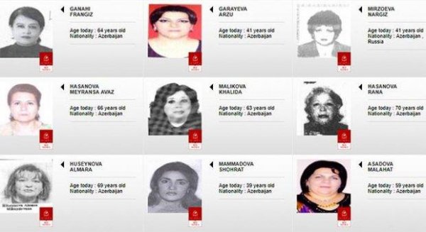 İnterpolun axtardığı azərbaycanlı qadınlar - FOTO