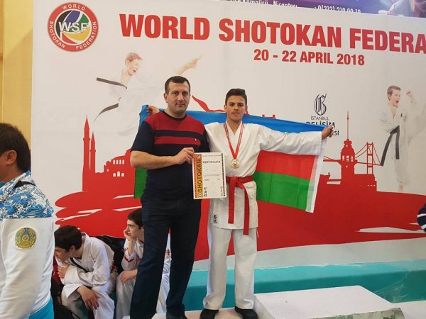 Sumqayıtlı karateçi dünya ikincisi oldu