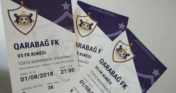 “Qarabağ”ın Çempionlar Liqası matçı üçün nə qədər bilet satılıb?
