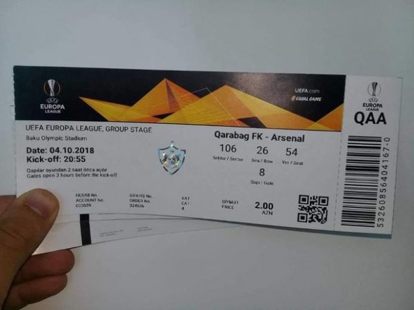 “Qarabağ” – “Arsenal” oyununa nə qədər bilet satılıb?