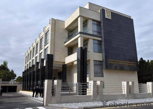 Sumqayıt şəhər prokurorluğu yeni binada  -FOTOLAR