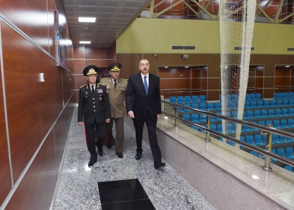 İlham Əliyev FHN-nin idman-sağlamlıq klubunun açılışında