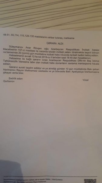 Azərbaycanda dünya çempionu həbs edildi: səbəbi isə... - FOTO