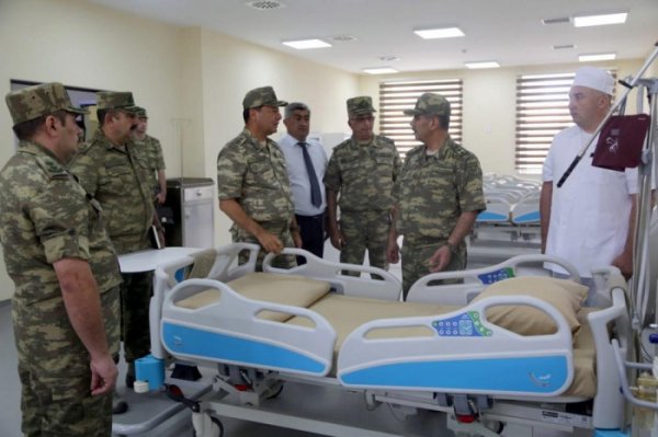 Cəbhədə yeni hərbi hospitalın açılışı olub - Fotolar