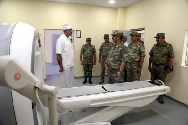 Cəbhədə yeni hərbi hospitalın açılışı olub - Fotolar