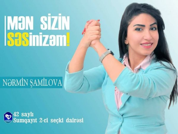 Deputatlığa xanım namizəd Sumqayıt seçicilərinə müraciət etdi: "SƏSinizəm!" - VİDEO