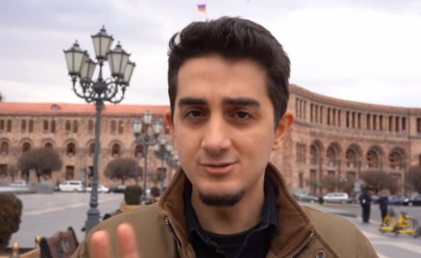 Türk bloger İrəvanda Xocalı ilə bağlı sorğu keçirdi - VİDEO