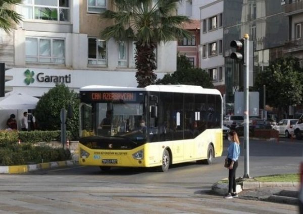 Türkiyədə avtobuslarda “Can Azərbaycan” yazısı - FOTO