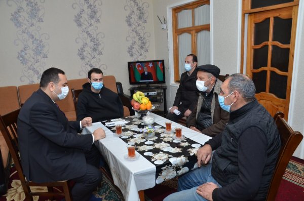 Sumqayıtda qazilərlə bağlı işçi qrup yaradılıb, ailələr ziyarət olunur - FOTOLAR