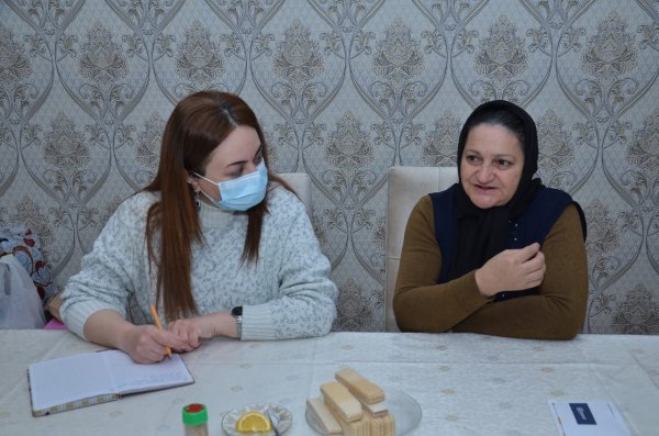 Sumqayıtda qazilərlə bağlı işçi qrup yaradılıb, ailələr ziyarət olunur - FOTOLAR