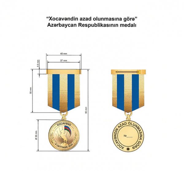 "Xocavəndin azad olunmasına görə” medalı ilə təltif edilən hərbçilər - SİYAHI