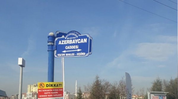 Ankarada prospektlərdən biri Azərbaycan adlandırıldı - FOTO