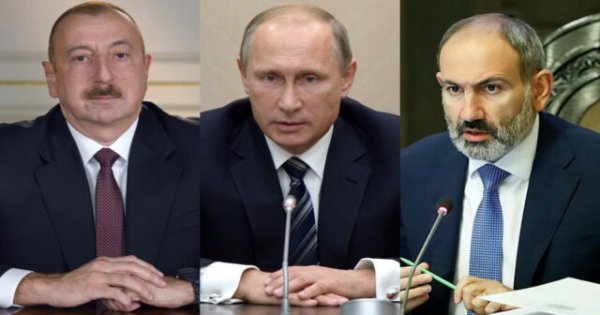 İlham Əliyevin Putin və Paşinyanla görüşü başladı 