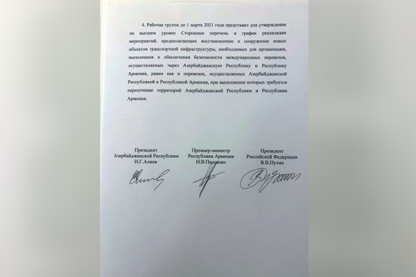 İlham Əliyev, Putin və Paşinyan bəyanat imzaladı - FOTO