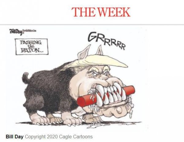 "Week" nəşrinin hazırladığı Tramp karikaturaları qalmaqala səbəb oldu