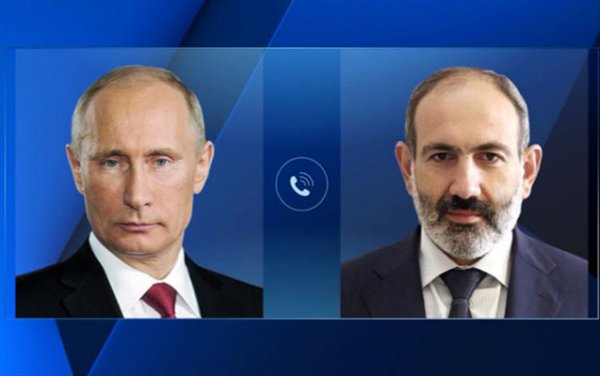 Putinlə Paşinyanın telefon danışığı oldu