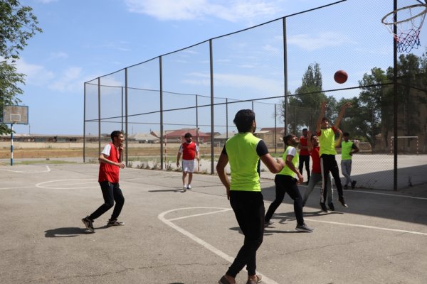 Sumqayıtda könüllü gənclər arasında 3*3 Basketbol yarışı keçirildi - FOTOLAR