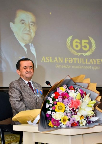 Sumqayıtda Aslan Fətullayevin 65 illik yubileyi qeyd olunub -FOTOLAR