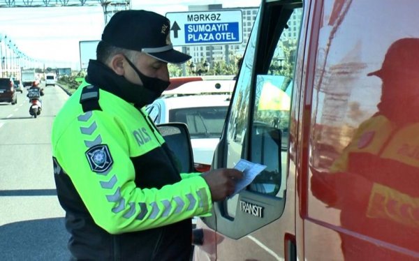 Sumqayıtda peyvənd olunmayan taksi sürücüləri cərimələndi - VİDEO