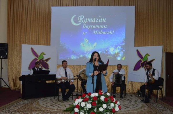 Zəngilan rayon Mədəniyyət evində Ramazan bayramı ilə əlaqədar tədbir təşkil olunub - FOTO