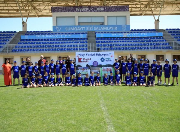 Sumqayıtda "Yay Futbol Düşərgəsi" layihəsi başa çatıb -FOTOLAR