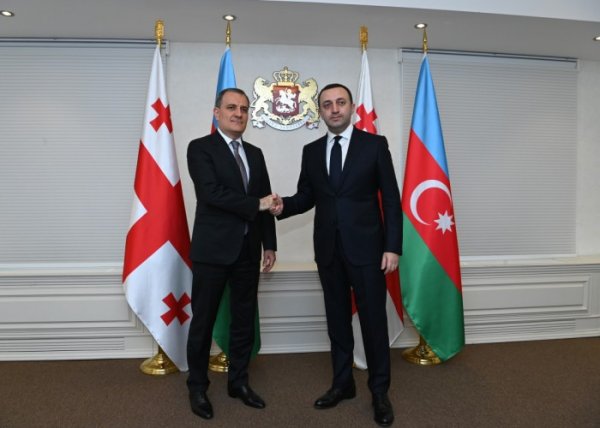 Ceyhun Bayramov Gürcüstanın Baş naziri ilə görüşdü