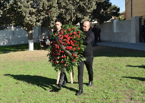 Sumqayıt şəhərində yerləşən Alman əsgərlərinin məzarlığı ziyarət olunub