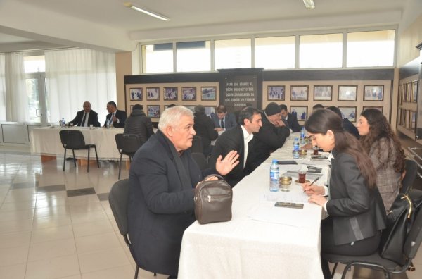 Sumqayıtda Qubadlıda aparılan bərpa-quruculuq işləri ilə əlaqədar əmək yarmarkası keçirilib -FOTO