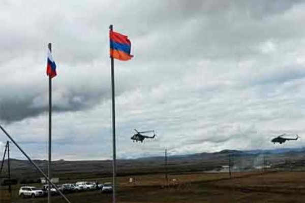 Rusiya hərbçiləri Ermənistanda təlim keçirib