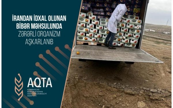 İrandan Azərbaycana gətirilən 5 ton bibər yararsız çıxıb