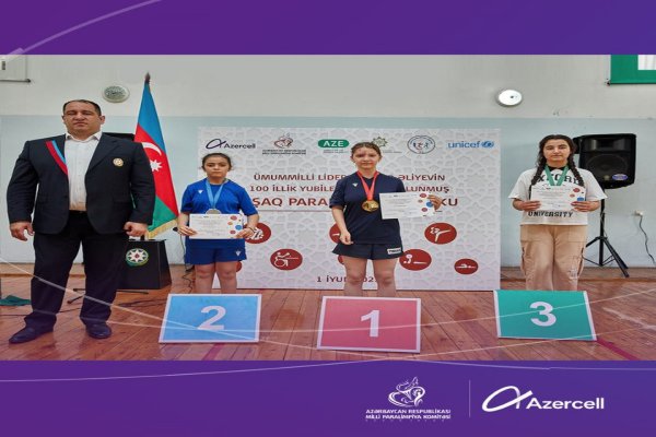 Sumqayıt idmançıları  "Uşaq Paralimpiya kuboku” turnirində iştirak edib - FOTO