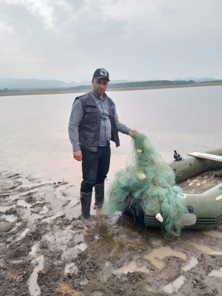Sumqayıt və digər ərazidəki su hövzələrindən sintetik torlar yığışdırılıb - FOTOLAR