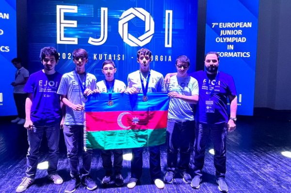Sumqayıt və Bakı məktəbliləri informatika üzrə beynəlxalq yarışda böyük uğur qazandı (FOTO)