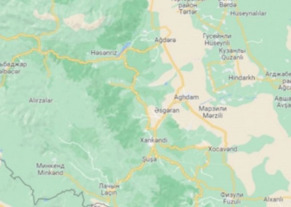 Google erməni adlarını Azərbaycan xəritəsindən sildi