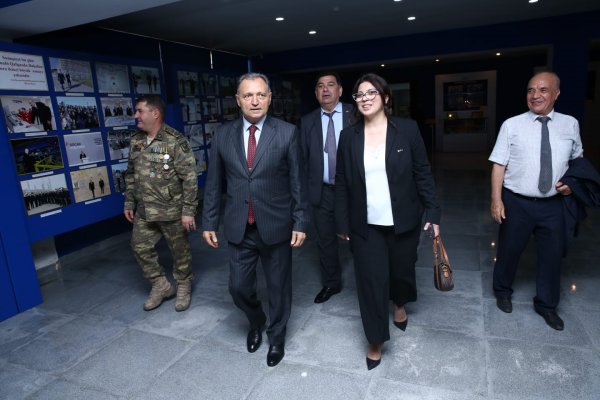 Səbinə Salmanova Sumqayıt ziyalıları ilə görüş keçirdi (FOTOLAR)