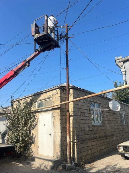 Sumqayıtın bu küçəsində də işıqlar quraşdırıldı (FOTO)